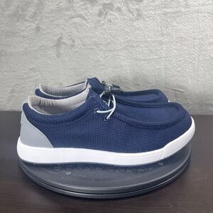 SKONI Womens Size 9 Navy Mesh Slip On Loafer Casual Comfort Golf Shoes NWOB